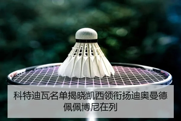 科特迪瓦名单揭晓凯西领衔扬迪奥曼德佩佩博尼在列